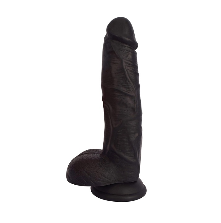 Realistic 9 Inch Dildo with Suction Base (Non-Vibrating)